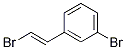 Benzene, 1-bromo-3-(2-bromoethenyl) Struktur