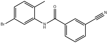 N-(5-BroMo-2-Methylphenyl)-3-cyanobenzaMide Struktur