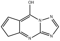 5H-Cyclopenta[d][1,2,4]triazolo[1,5-a]pyrimidin-8-ol Struktur