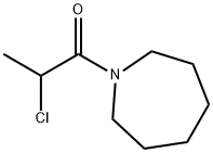 1H-Azepine, 1-(2-chloro-1-oxopropyl)hexahydro- (9CI) Struktur