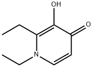 1,2-diethyl-3-hydroxypyridin-4-one Struktur