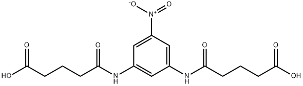 N,N'-(5-nitro-1,3-phenylene)bisglutaramide Struktur