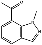 1-(1-methyl-1H-indazol-7-yl)ethanone Struktur