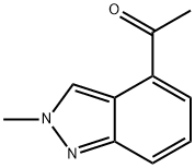 1-(2-Methyl-2H-indazol-4-yl)ethan-1-one Struktur