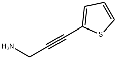 2-Propyn-1-amine, 3-(2-thienyl)- (9CI) Struktur