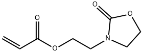 2-PROPENOICACID,2-(2-OXO-3-OXAZOLIDINYL)ETHYLESTER Struktur