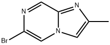 6-Bromo-2-methylimidazo[1,2-a]pyrazine Struktur