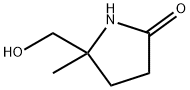 5-(hydroxyMethyl)-5-Methyl-2-Pyrrolidinone Struktur