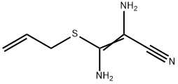 2-Propenenitrile,  2,3-diamino-3-(2-propenylthio)-  (9CI) Struktur