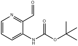 (2-FORMYL-PYRIDIN-3-YL)-CARBAMIC ACID TERT-BUTYL ESTER Struktur