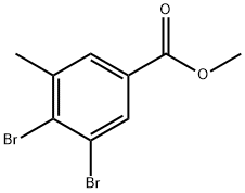 Methyl 3,4-dibromo-5-methylbenzoate Struktur