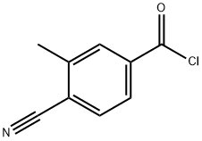 4-cyano-3-Methylbenzoyl chloride Struktur