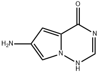 6-aMinopyrrolo[1,2-f][1,2,4]triazin-4(3H)-one Struktur