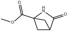 2-Azabicyclo[2.1.1]hexane-1-carboxylicacid,3-oxo-,methylester(9CI) Struktur