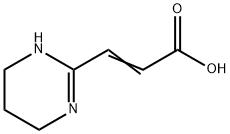 2-Propenoic acid, 3-(1,4,5,6-tetrahydro-2-pyrimidinyl)- (9CI) Struktur