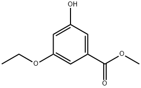 Methyl 3-ethoxy-5-hydroxybenzoate Struktur