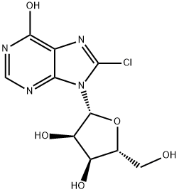 8-氯肌苷 結(jié)構(gòu)式