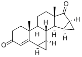 6,7,15,16-Dimethylene-4-ene-3,17-androstenedione Struktur