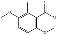 Benzoyl chloride, 3,6-dimethoxy-2-methyl- (9CI) Struktur