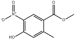 Methyl 4-hydroxy-2-Methyl-5-nitrobenzoate Struktur