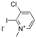 3-chloro-2-iodo-1-methylpyridinium iodide Struktur