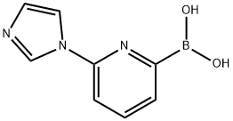 6-(IMidazol-1-yl)pyridine-2-boronic acid Struktur