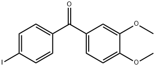 3,4-DIMETHOXY-4'-IODOBENZOPHENONE Struktur