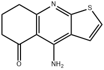 4-AMINO-7,8-DIHYDROTHIENO[2,3-B]QUINOLIN-5(6H)-ONE Struktur