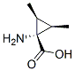 Cyclopropanecarboxylic acid, 1-amino-2,3-dimethyl-, (1alpha,2beta,3beta)- (9CI) Struktur