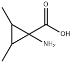 Cyclopropanecarboxylic acid, 1-amino-2,3-dimethyl- (9CI) Struktur