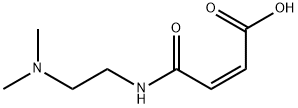 N-(2-N',N'-DIMETHYLAMINOETHYL)FUMARAMIC ACID Struktur