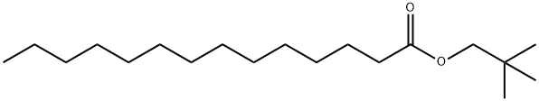 Tetradecanoic acid, 2,2-dimethylpropyl ester Struktur