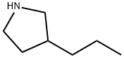 3-PROPYLPYRROLIDINE Struktur