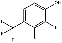 2,3-DIFLUORO-4-(TRIFLUOROMETHYL)PHENOL 98 Struktur