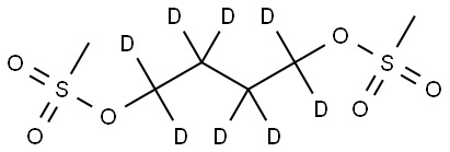 BUSULFAN-D8 Struktur