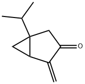 Bicyclo[3.1.0]hexan-3-one, 4-methylene-1-(1-methylethyl)- (9CI) Struktur