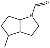 Cyclopenta[b]pyrrole-1(2H)-carboxaldehyde, hexahydro-4-methyl- (9CI) Struktur