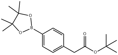 tert-butyl 2-(4-(4,4,5,5-tetramethyl-1,3,2-dioxaborolan-2-yl)phenyl)acetate Struktur