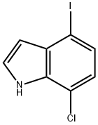 1H-Indole, 7-chloro-4-iodo- Struktur