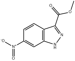 Methyl 6-nitro-1H-indazole-3-carboxylate Struktur