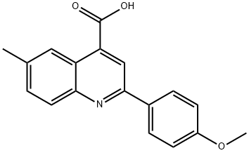 2-(4-METHOXYPHENYL)-6-METHYLQUINOLINE-4-CARBOXYLIC ACID price.