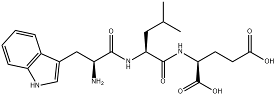 tryptophyl-leucyl-glutamic acid Struktur