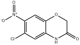 6-CHLORO-7-NITRO-2H-1,4-BENZOXAZIN-3(4H)-ONE Struktur