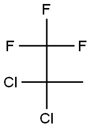 Dichlorotrifluoropropane Struktur