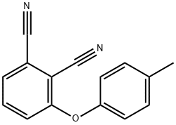 3-(4-METHYLPHENOXY)-1,2-BENZENEDICARBONITRILE Struktur