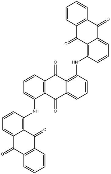 1,5-bis[(9,10-dihydro-9,10-dioxo-1-anthryl)amino]anthraquinone  Struktur