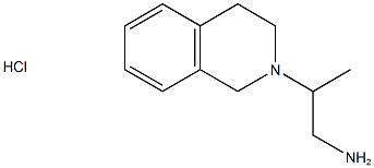 2-(3,4-DIHYDROISOQUINOLIN-2(1H)-YL)PROPAN-1-AMINE HYDROCHLORIDE Struktur