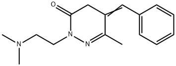 (5Z)-5-benzylidene-2-(2-dimethylaminoethyl)-6-methyl-pyridazin-3-one Struktur