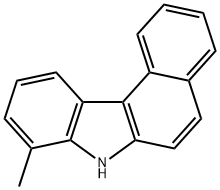 8-METHYL-7(H)-BENZO[C]CARBAZOLE Struktur