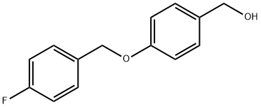 4-(4-フルオロベンジルオキシ)ベンジルアルコール 化學(xué)構(gòu)造式